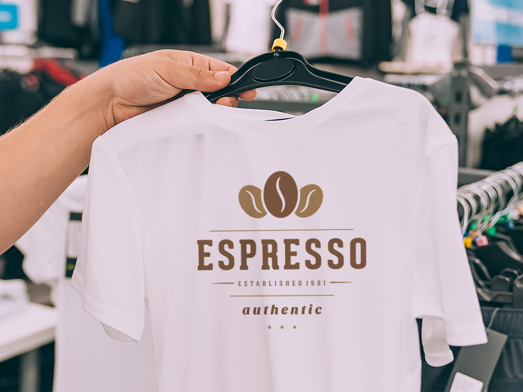 CoffeeShopMerch_T-Shirt Custom screen printed t-shirt